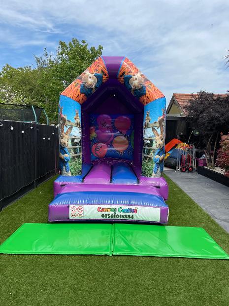 peter rabbit bouncy castle hire